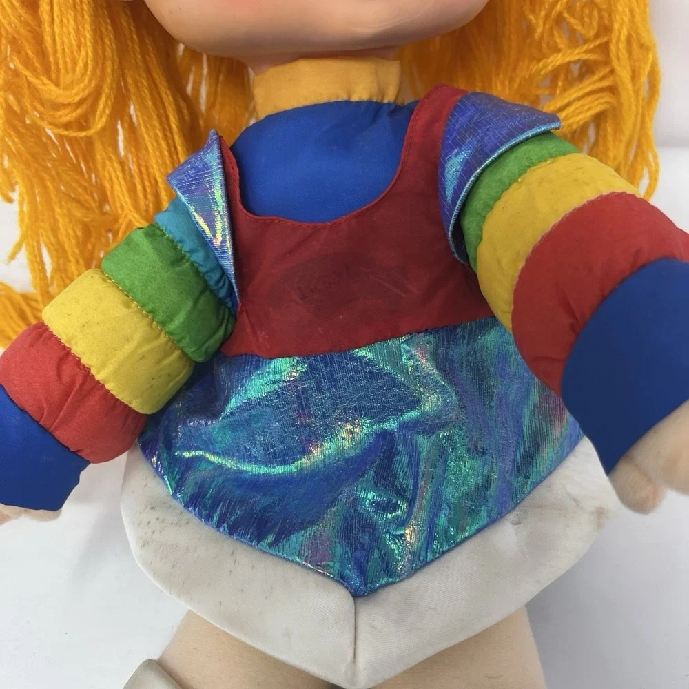 Rainbow Brite 18in Soft Body Cloth Doll Blonde Straight Hair Vintage 1983